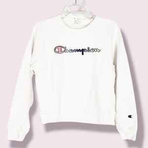 CHAMPION x SOULCYCLE collab sweatshirt rainbow